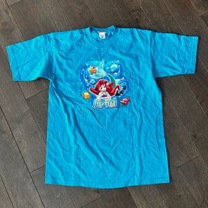 Vintage Disney the little‎ mermaid Ariel t-shirt size L 10-12
